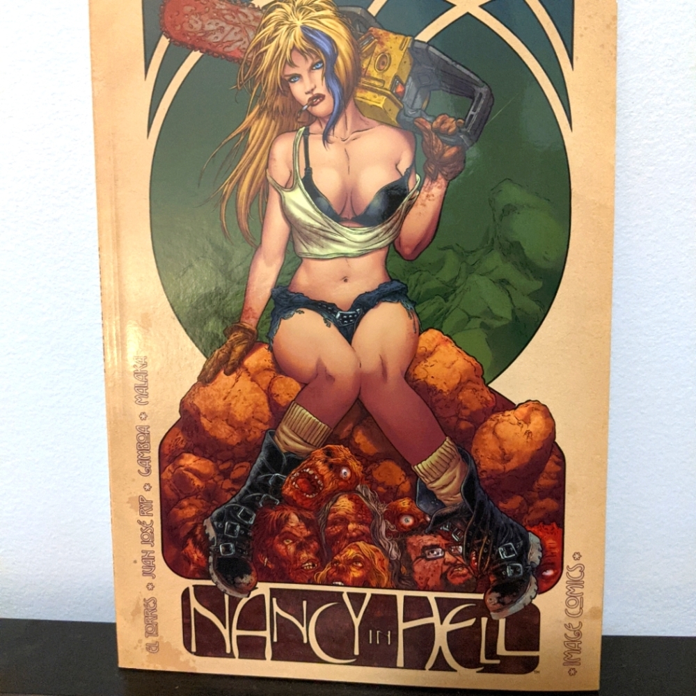 Nancy in Hell horror graphic novel